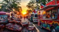 bourbon bbq food trucks