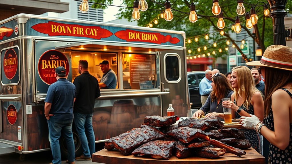 bourbon enhances smoky flavors