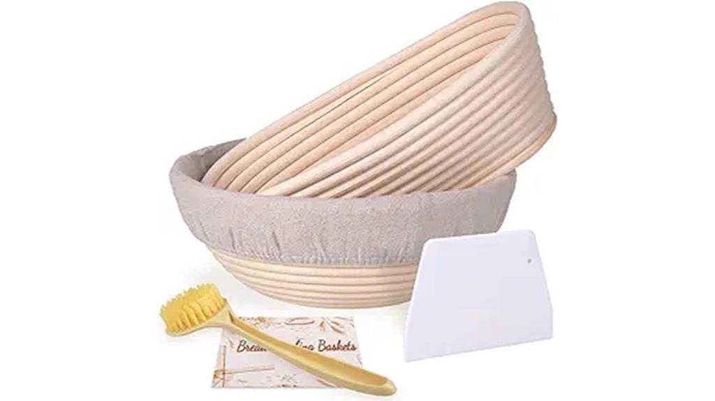 bread proofing basket set