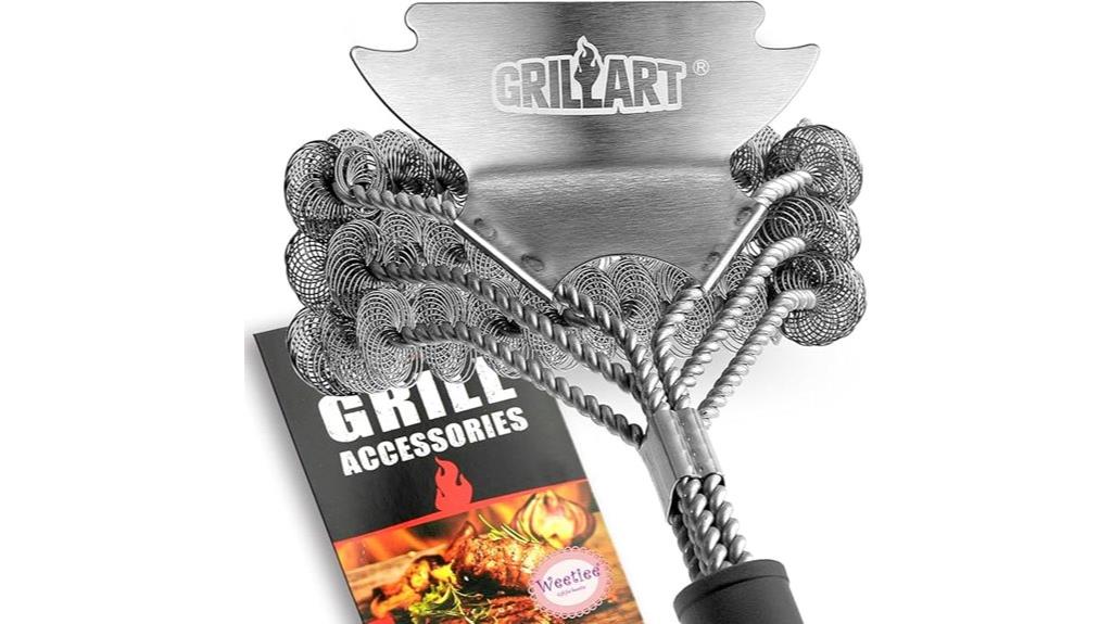 bristle free grill cleaning