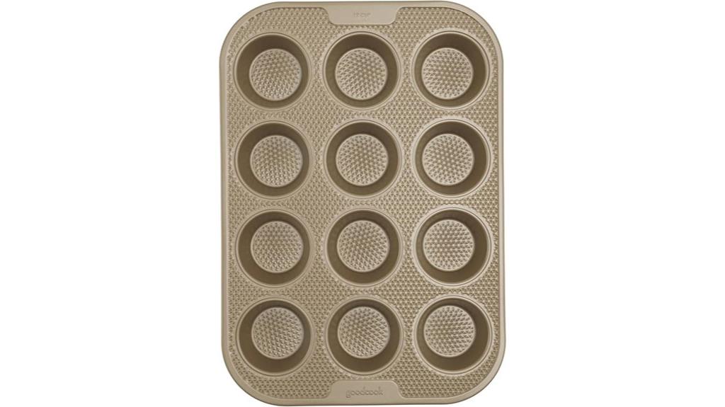 bronze nonstick muffin pan