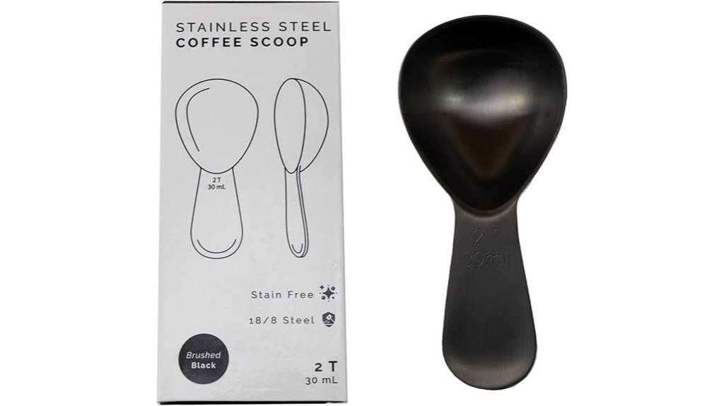 brushed black stainless steel