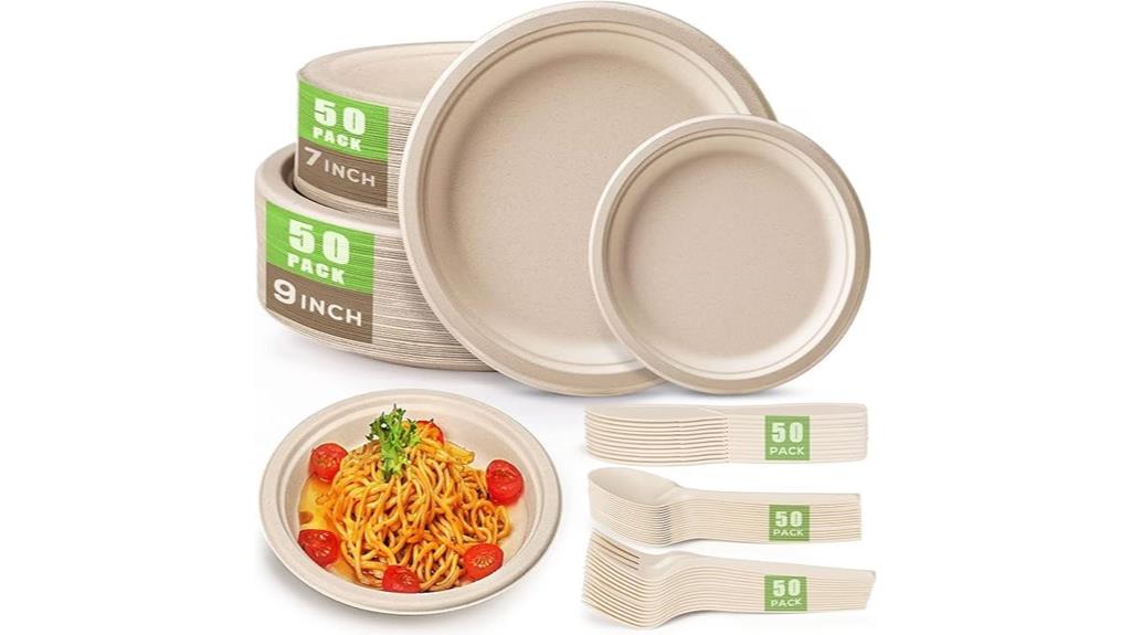 bulk disposable paper set