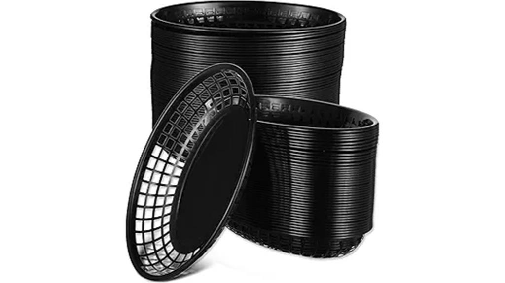 bulk plastic food baskets