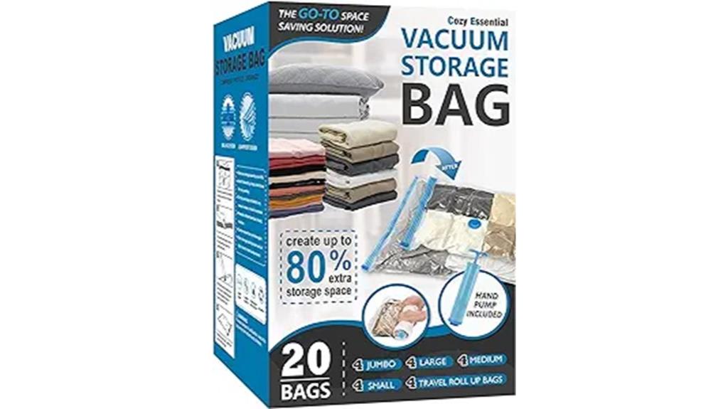 bulk set of storage bags