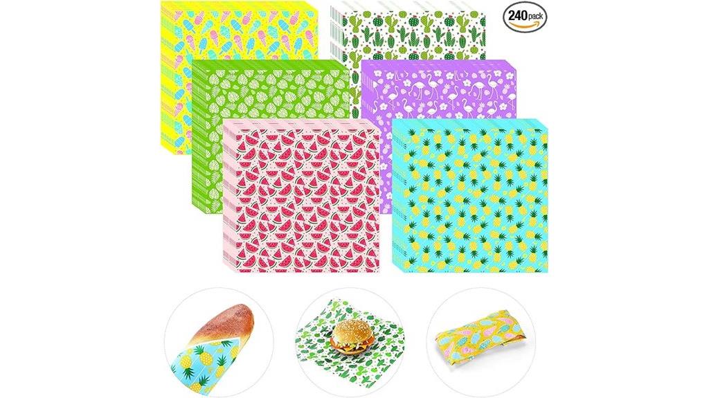 bulk wax paper sheets