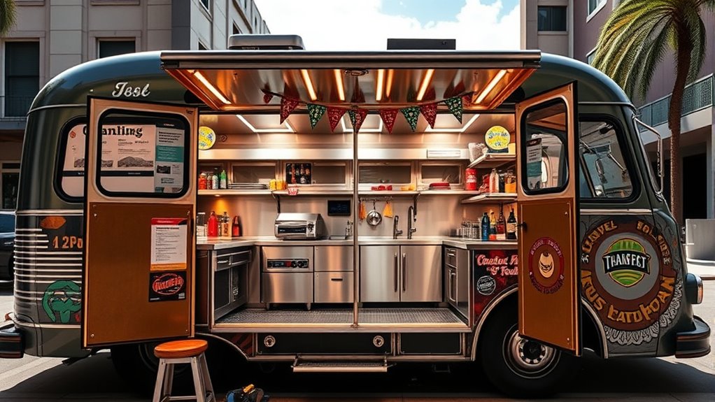 bus van food truck conversion