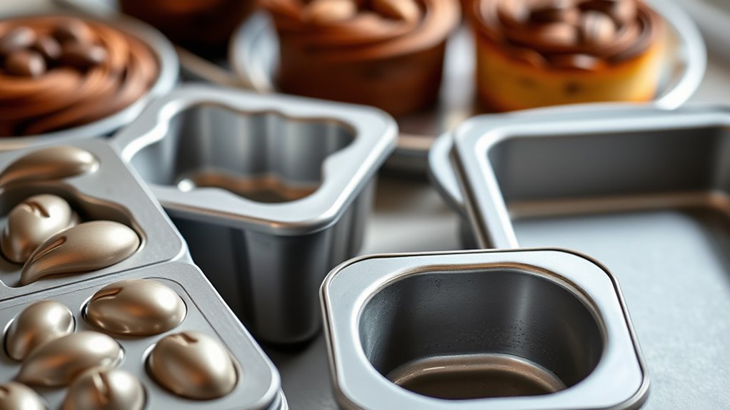 cake pan material and features