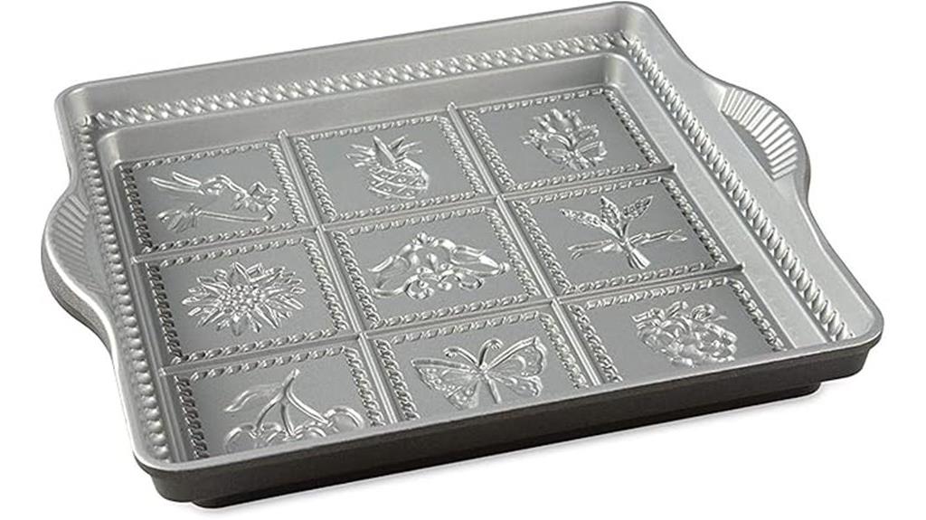 cast aluminum shortbread pan