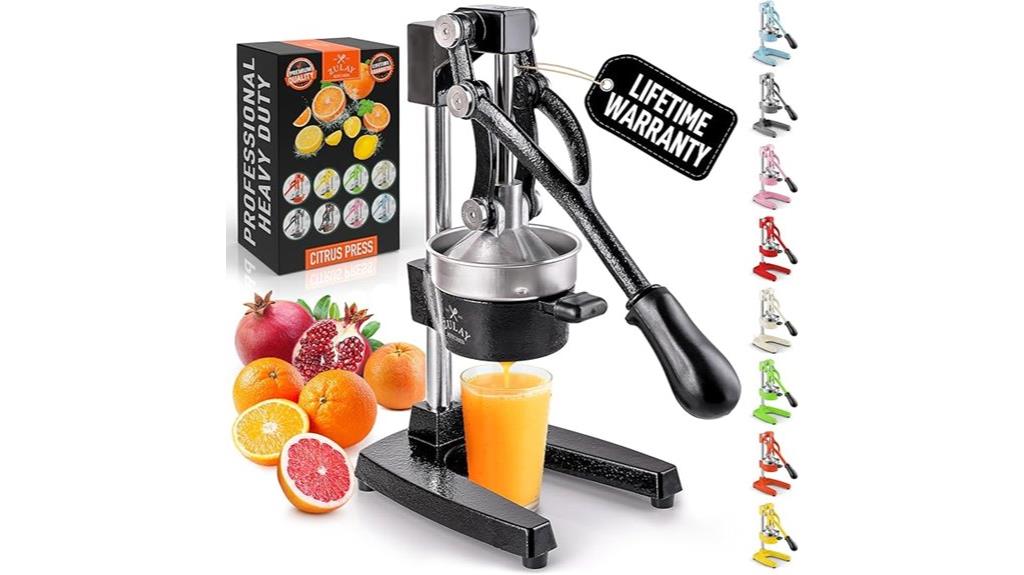cast iron citrus juicer