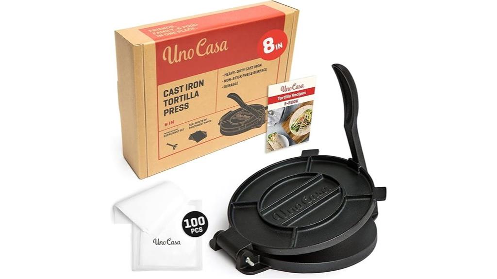 cast iron tortilla press