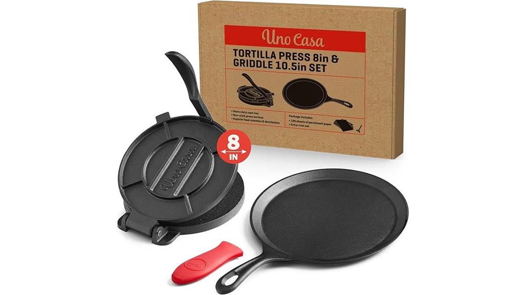 cast iron tortilla press