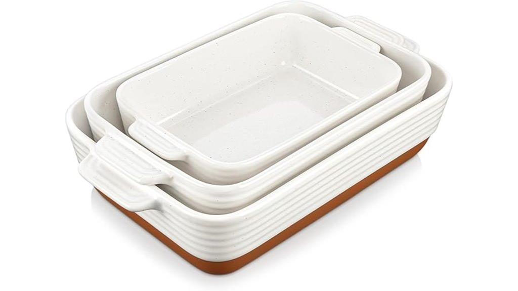 ceramic baking dish set