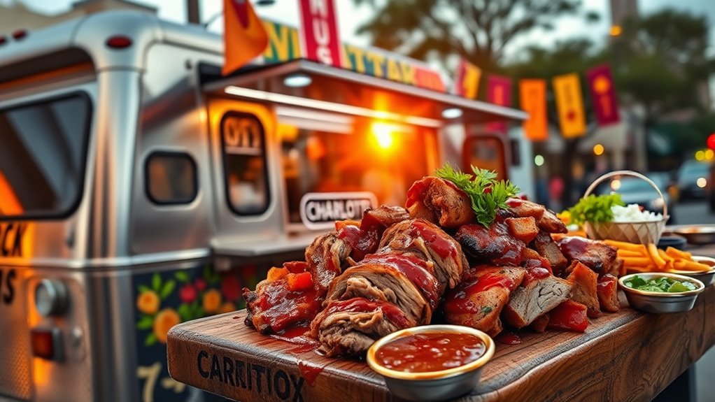 charlotte bbq food trucks showcase diverse flavors