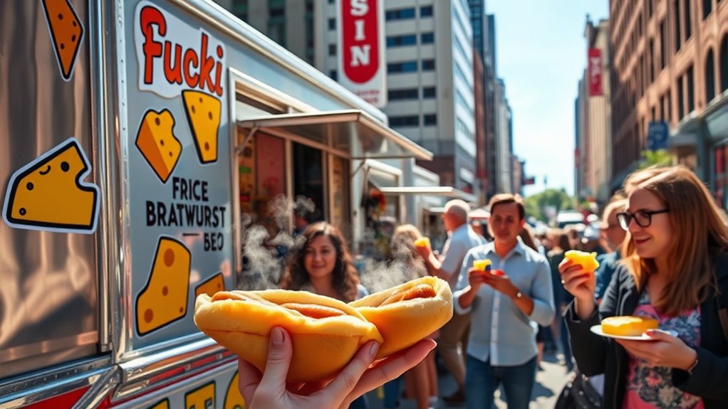 cheese and brats food trucks