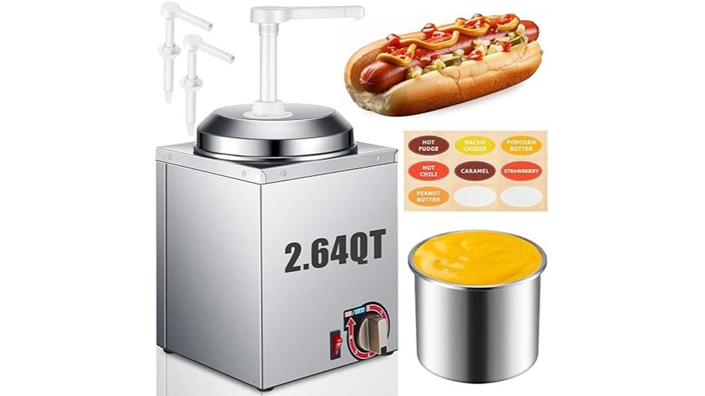 cheese dispenser with pumps