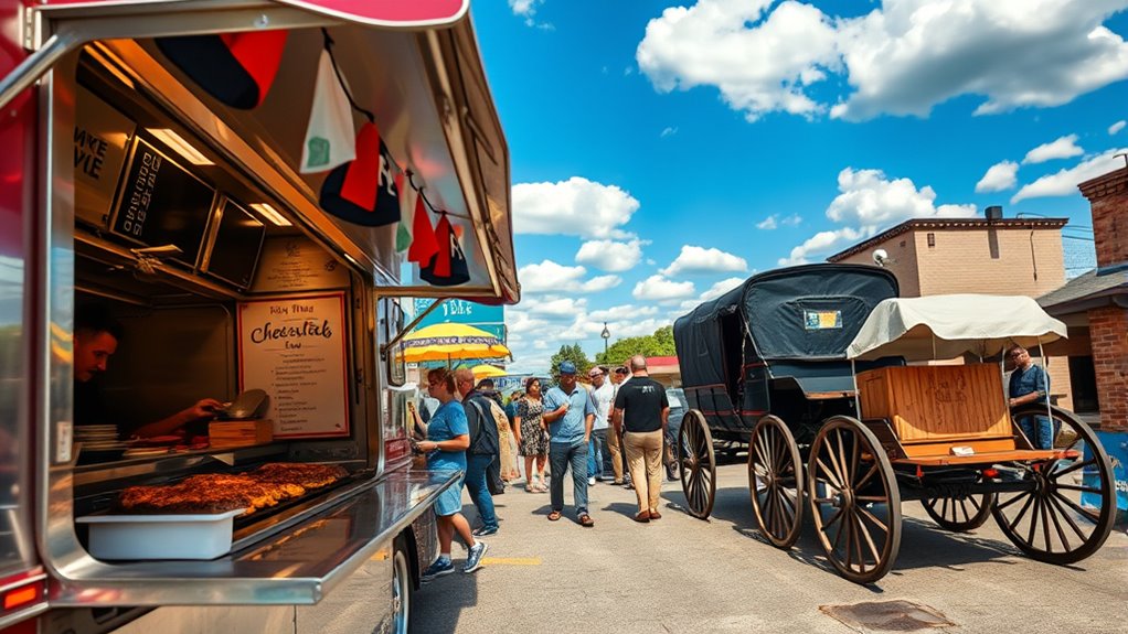 cheesesteak amish food trucks