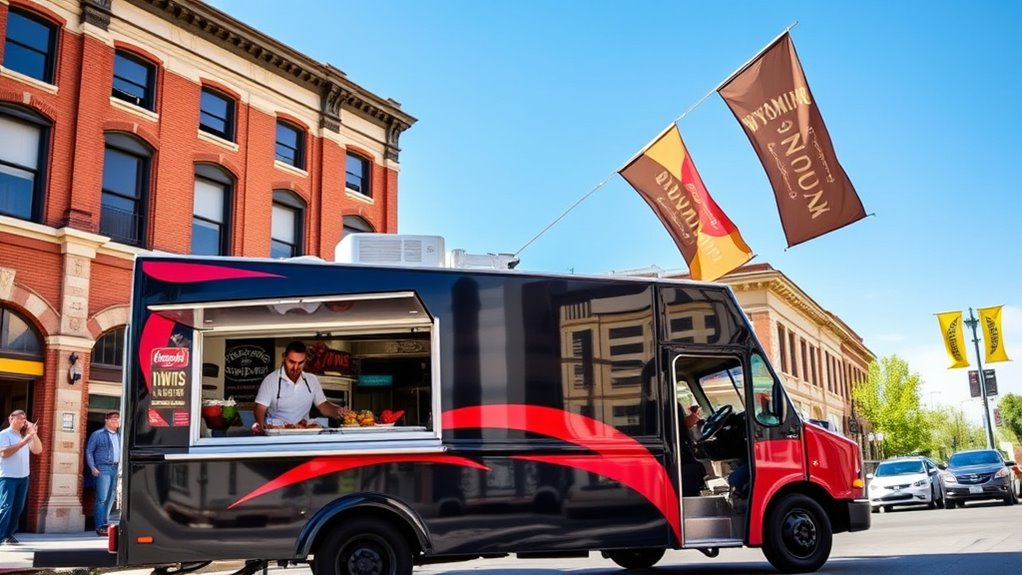 cheyenne food truck setup