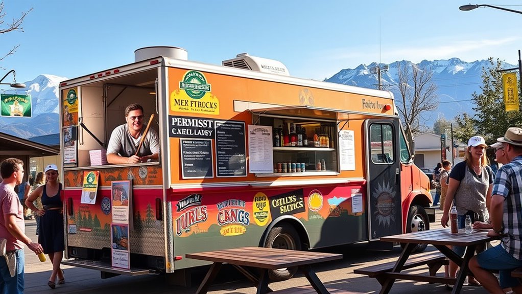 choose strategic food truck locations