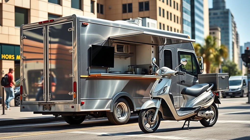 choose suitable delivery vehicles
