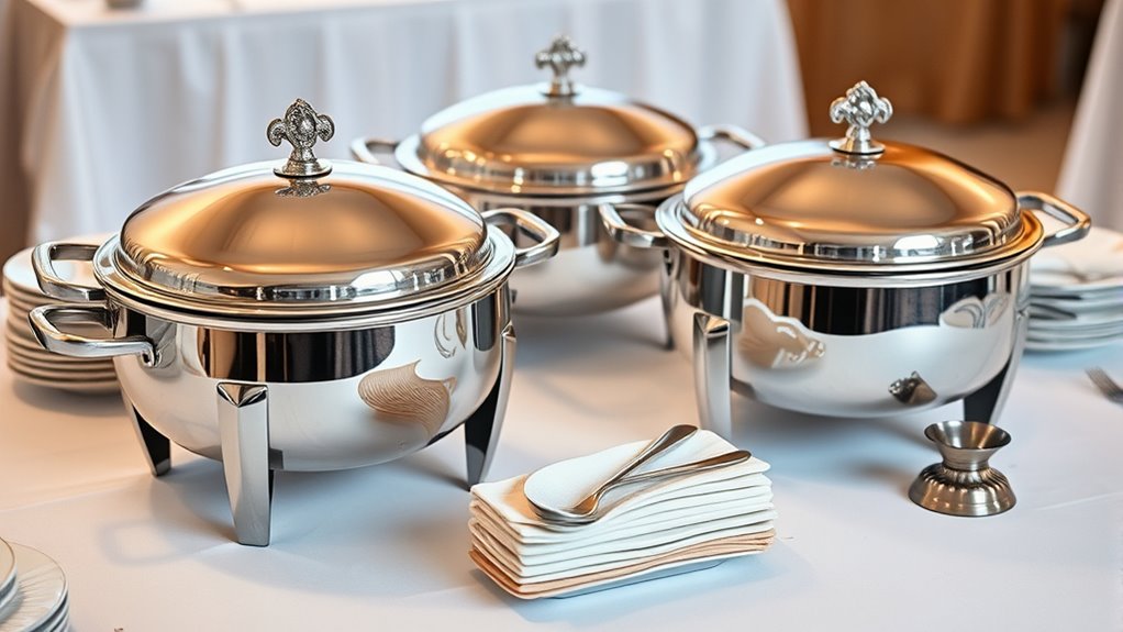 choosing durable safe portable chafing dishes