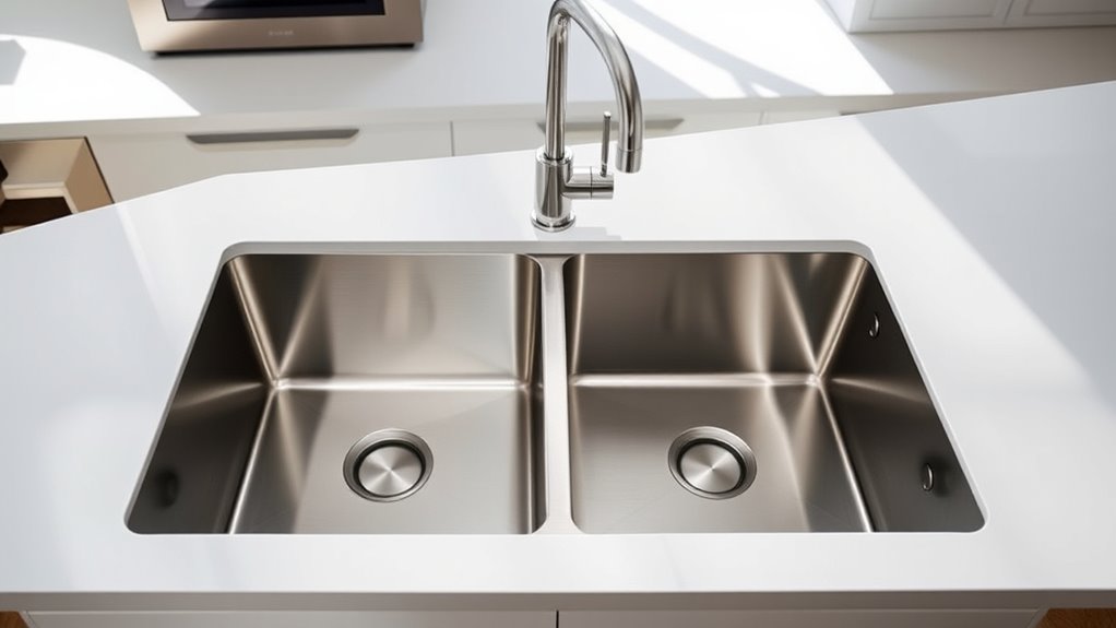 choosing durable stainless steel sinks