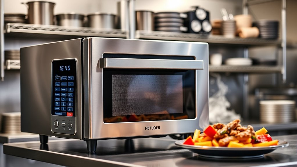 choosing efficient commercial microwaves