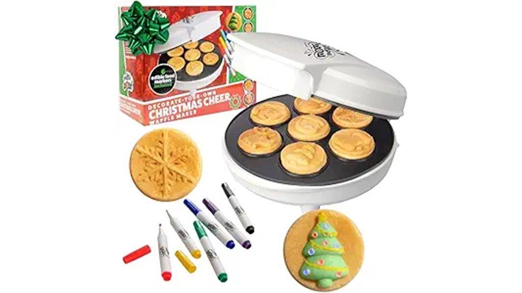 christmas waffle maker kit