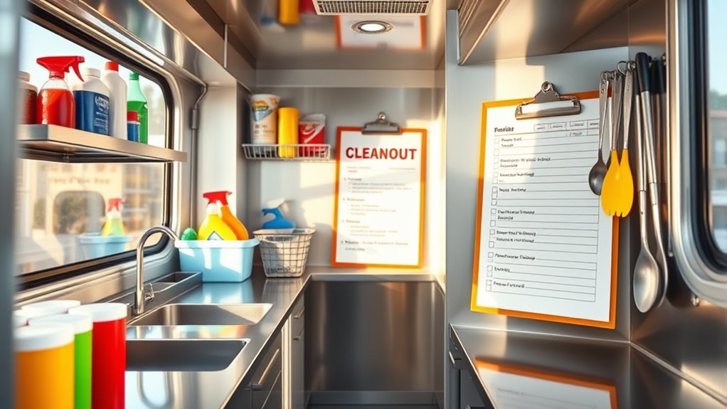 cleaning checklist and schedule