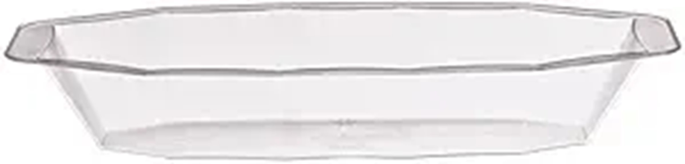 clear plastic serving boats