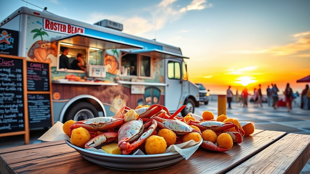 coastal seafood and flavors