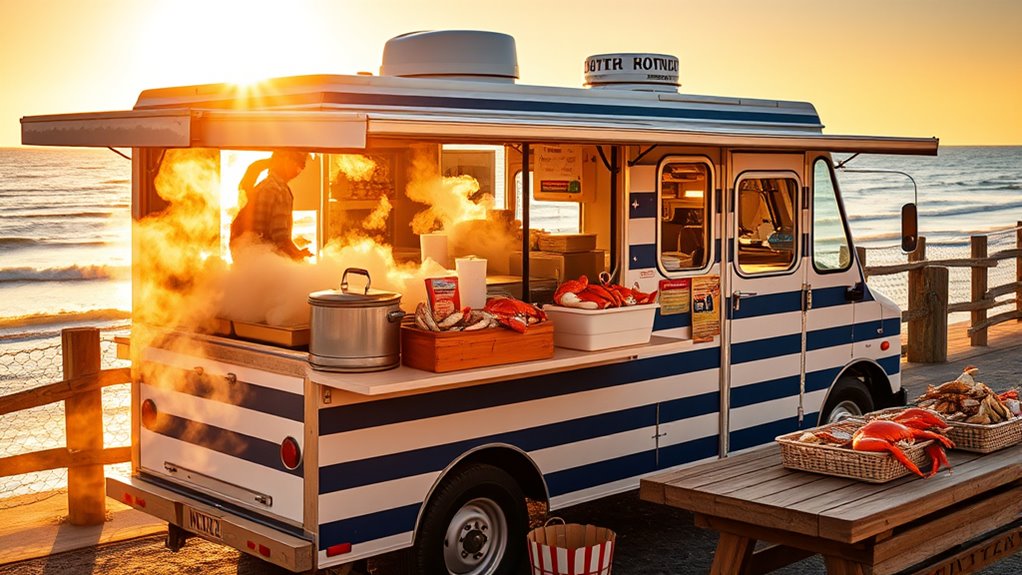 coastal seafood street vendors