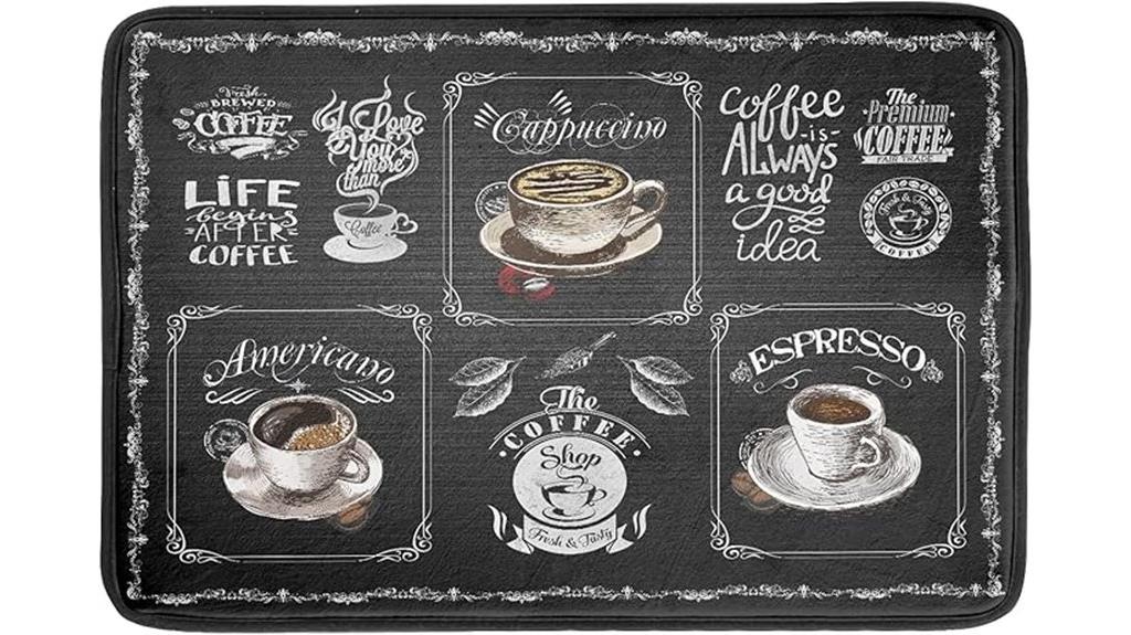 coffee bean countertop mat