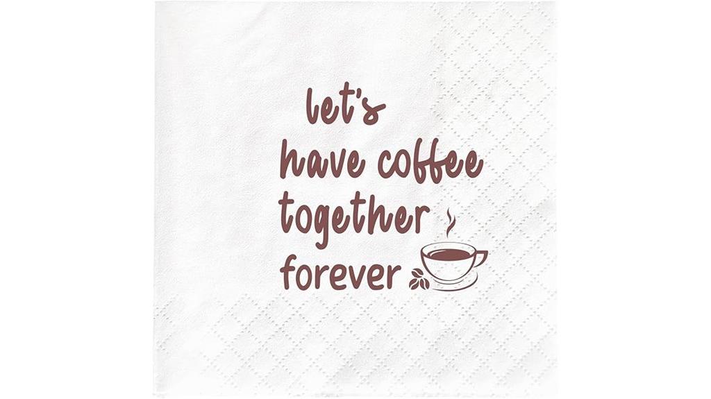 coffee lover napkin set