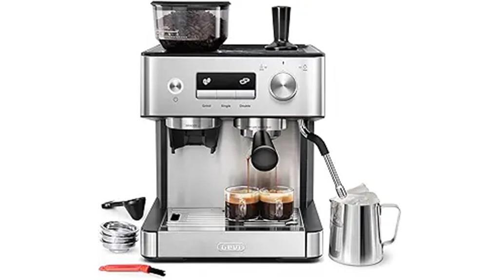 coffee maker with grinder
