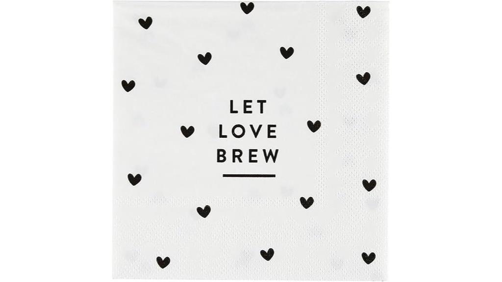 coffee napkin set