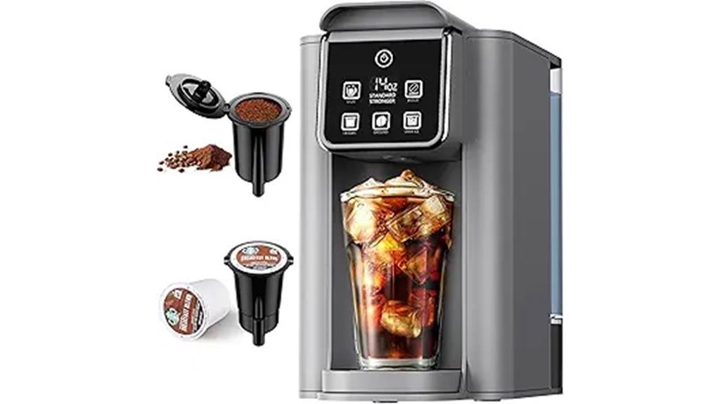 cold and hot coffee maker