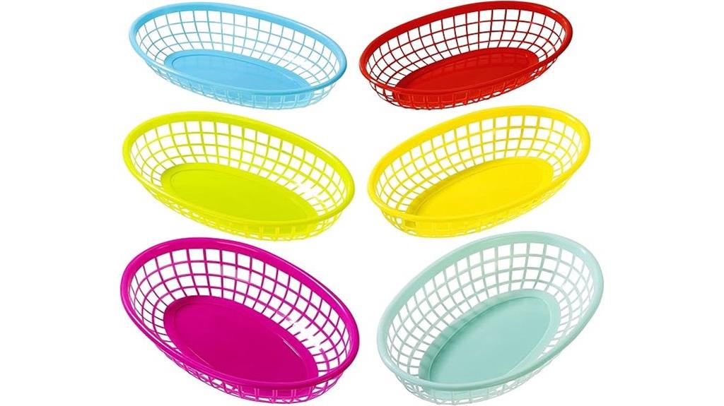 colorful cuban themed baskets