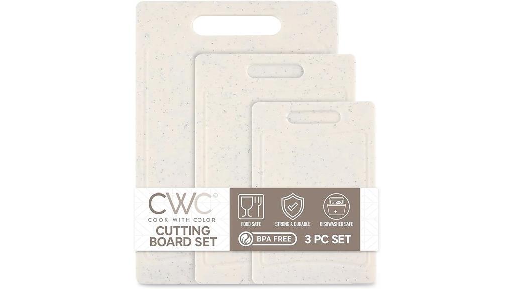 colorful non slip cutting boards