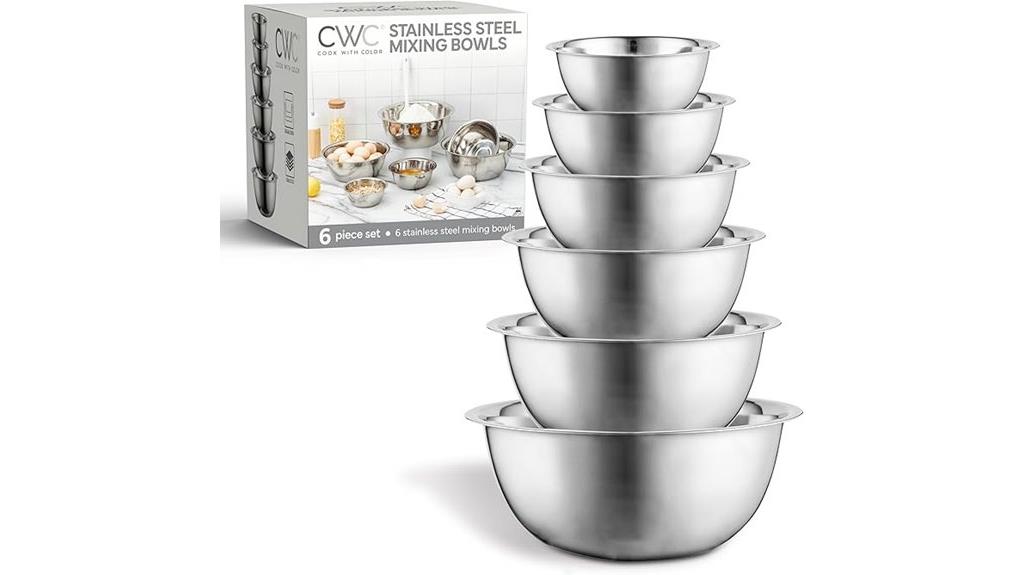 colorful stainless steel bowls