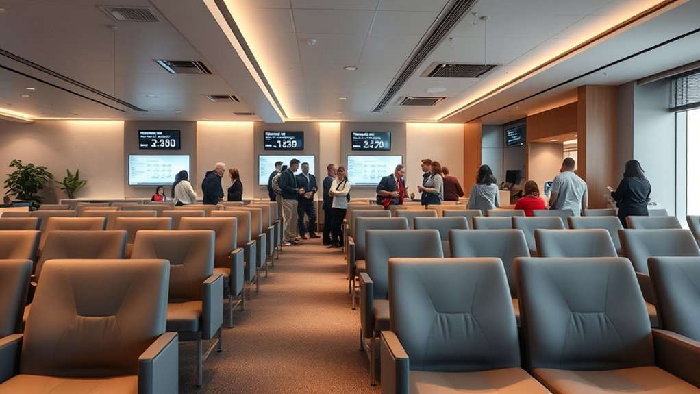comfortable inviting waiting spaces