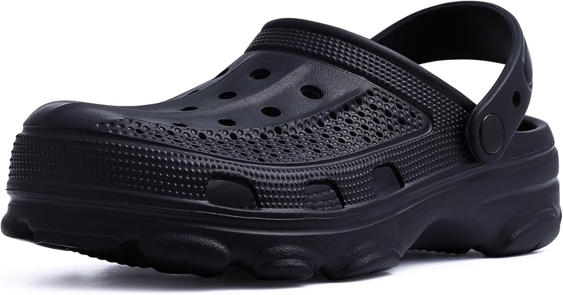 comfortable slip on garden clogs