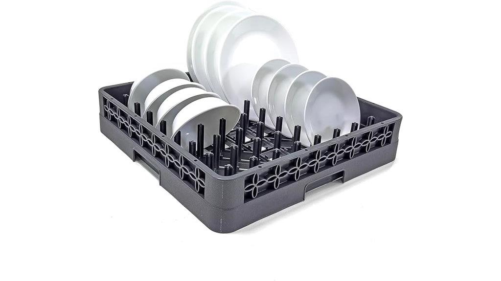 commercial dish rack