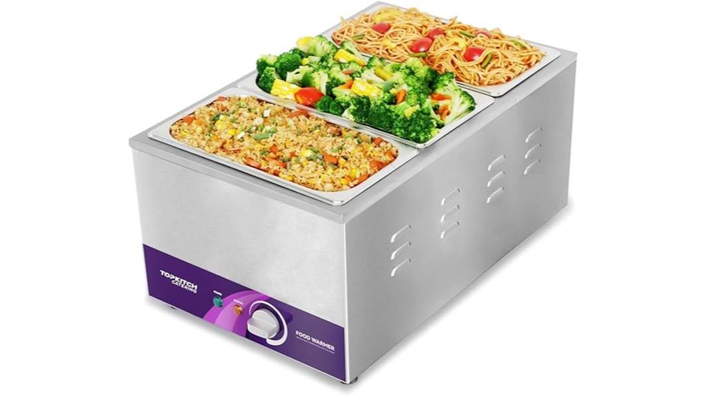 commercial food warmer pan