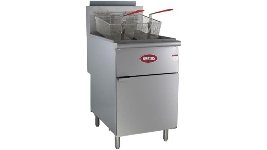 commercial gas deep fryer