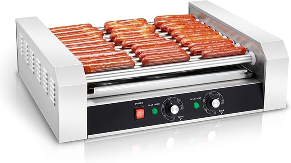 commercial hot dog roller