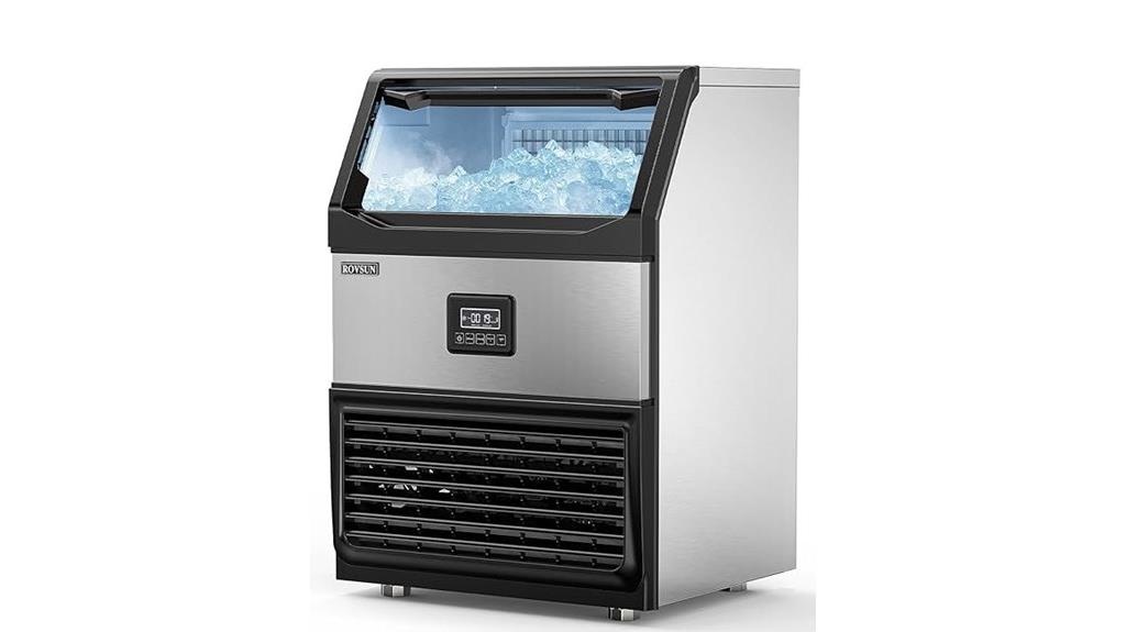 commercial ice maker capacity