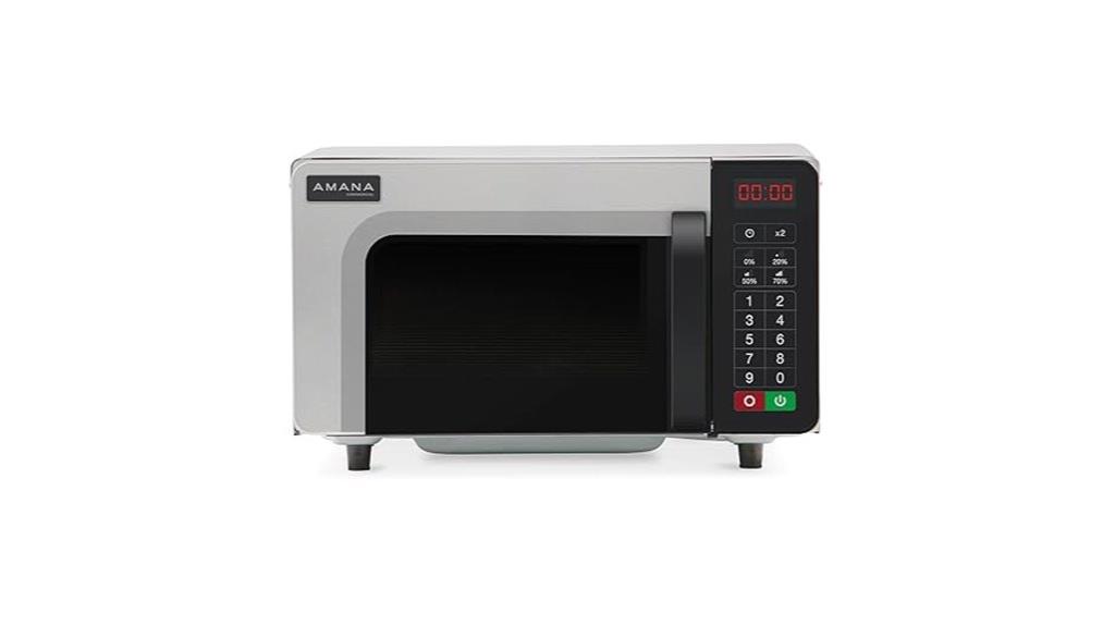 commercial silver microwave oven