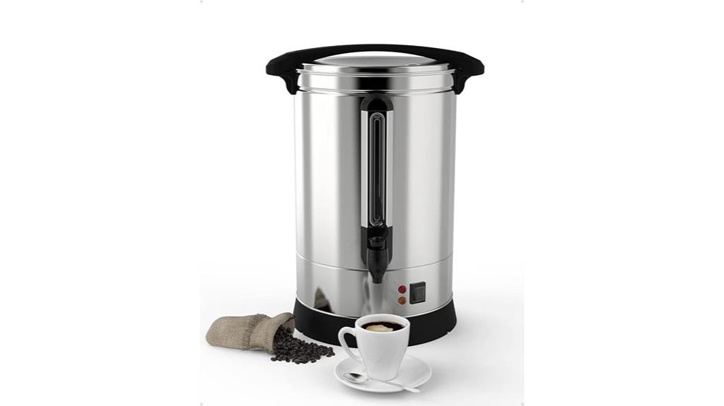commercial stainless steel coffee urn