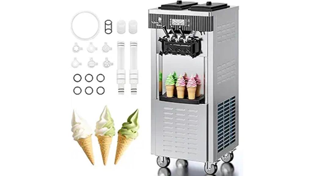 commercial vertical frozen yogurt